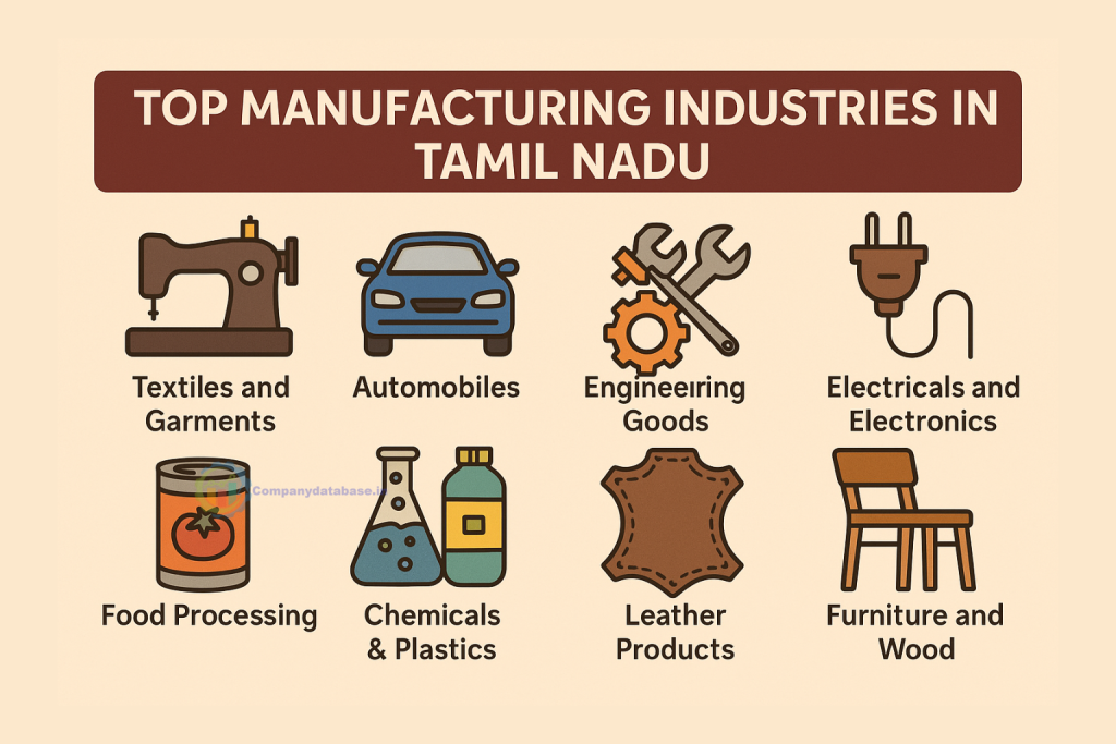 Top Manufacturing Industries in Tamil Nadu