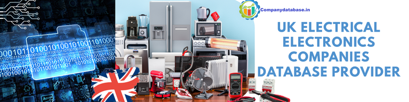UK Electrical Electronics Companies Database Provider