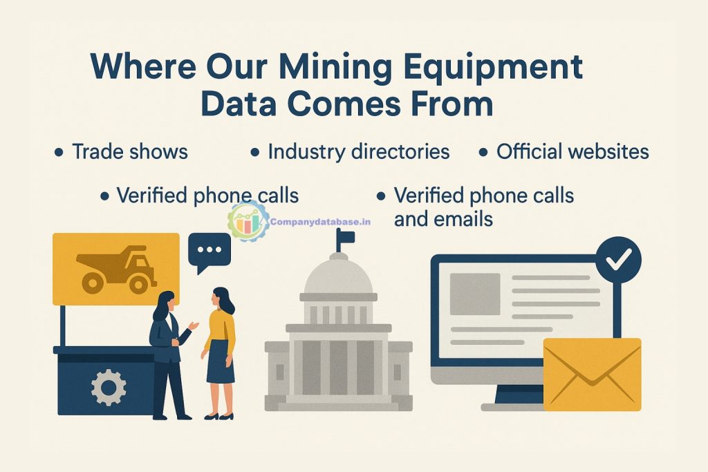 Where Our Mining Equipment Data Comes From