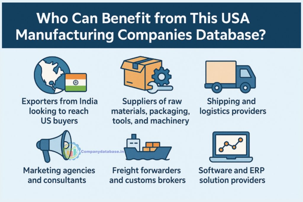 Who Can Benefit from This USA Manufacturing Companies Database