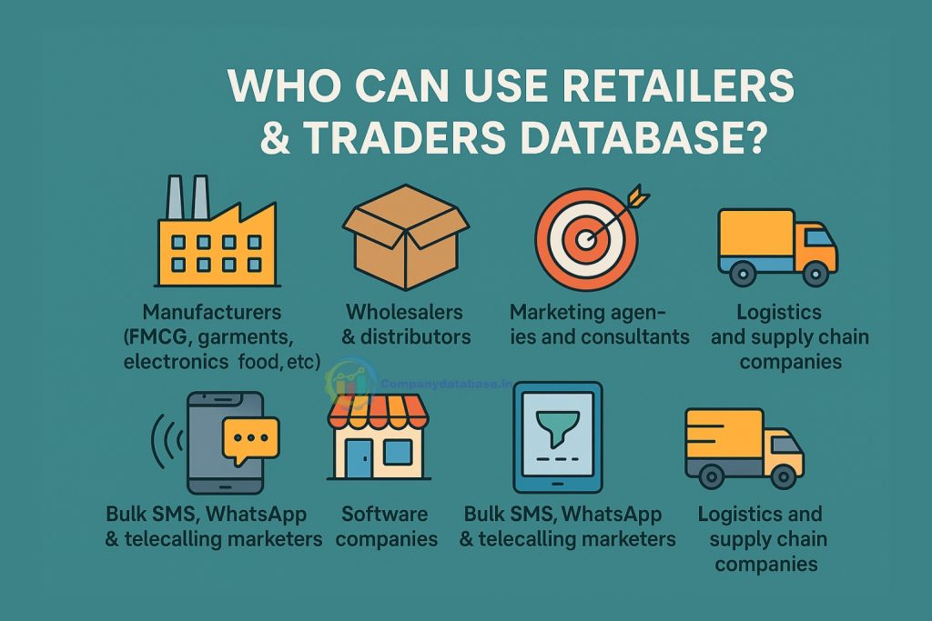 Who Can Use Retailers & Traders Database