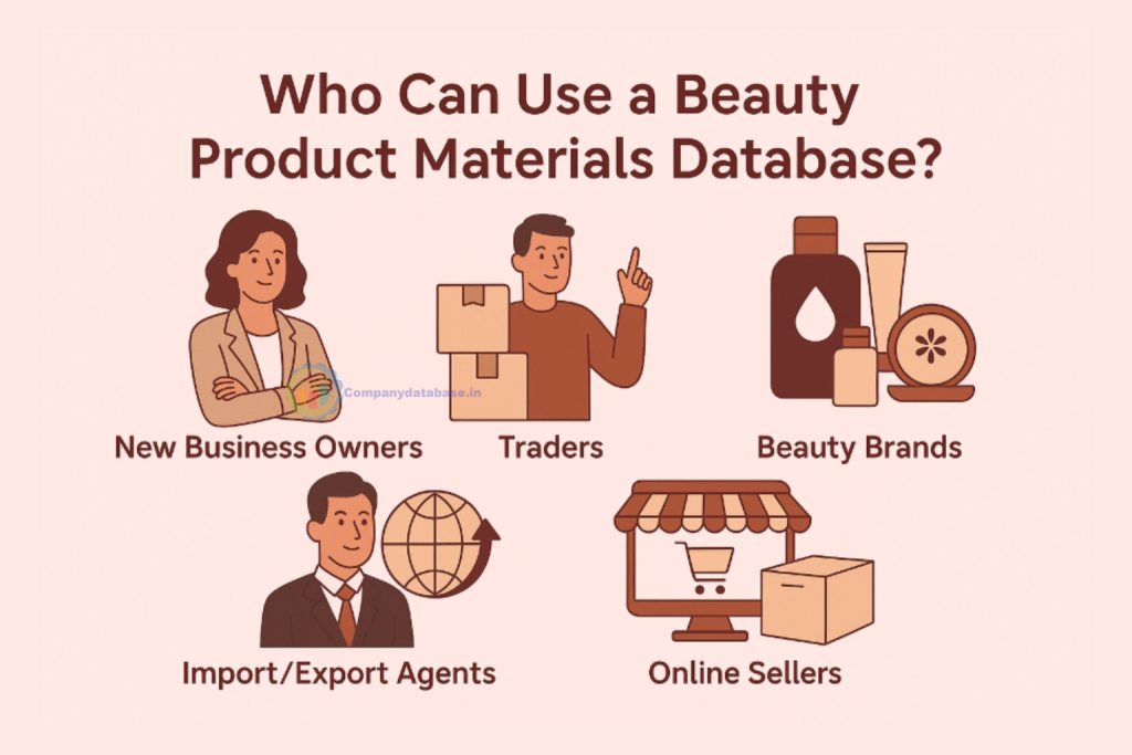 Who Can Use a Beauty Product Materials Database