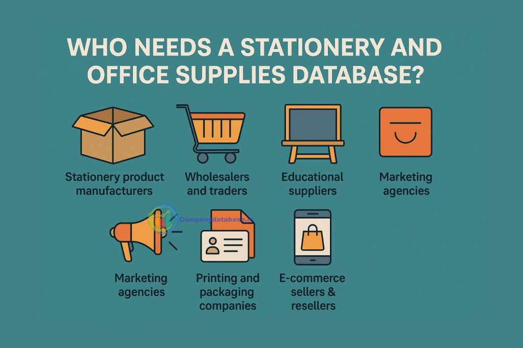 Who Needs a Stationery and Office Supplies Database