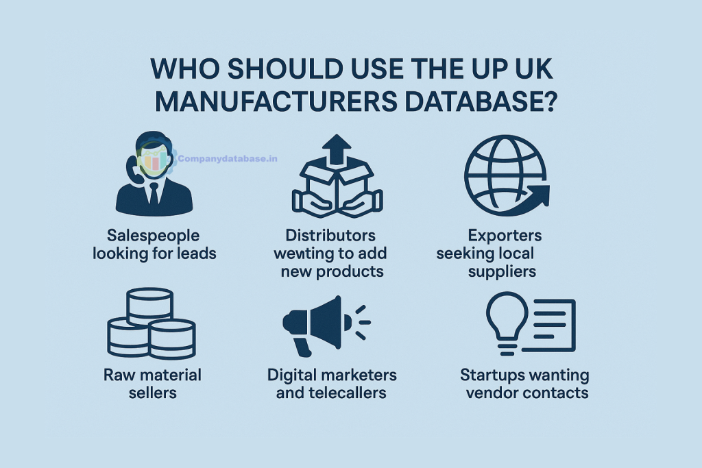 Who Should Use the UP UK Manufacturers Database