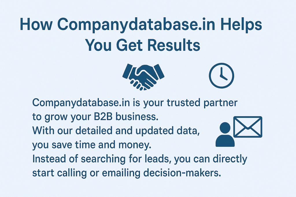 how Companydatabase.in Helps You Get Results